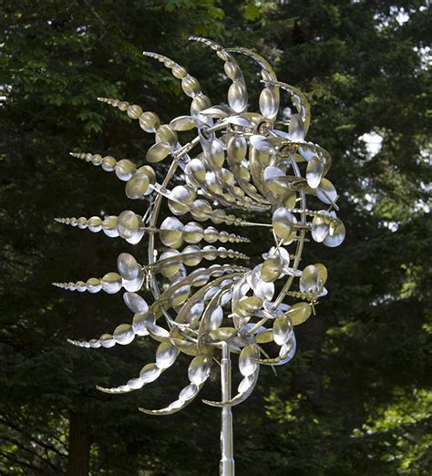 Bespoke wind sculptures can be used to create a focal point in any garden or landscape. . Wind powered kinetic sculpture